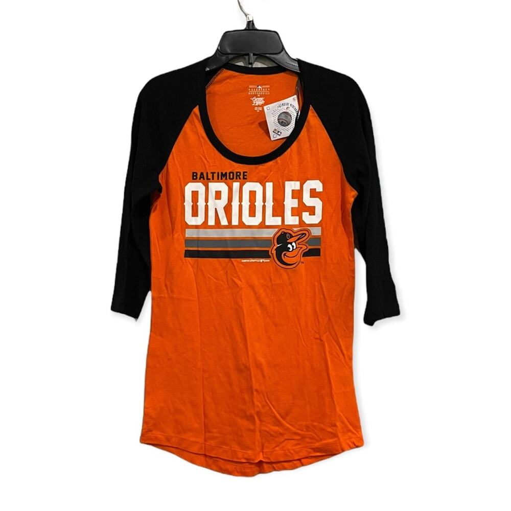 Campus‎ Lifestyle Baltimore Orioles 3/4 Sleeve Women’s Sz XS NWT